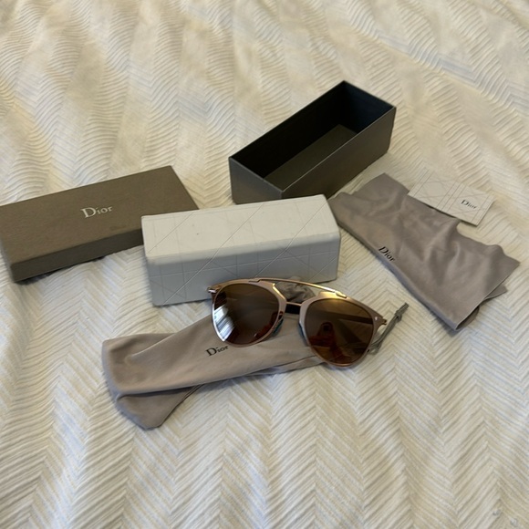 Dior reflected gold women’s sunglasses - Picture 1 of 6